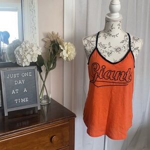 PINK Victoria's Secret Orange Tank Top SF Giants